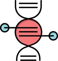 modèle de bannière d'icône de vecteur d'icône de couleur plate d'os médical de soins de santé