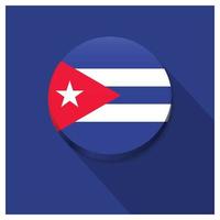 vecteur de conception de drapeau cuba