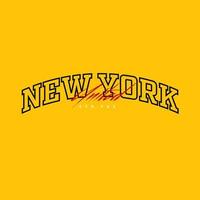 typographie design streetwear new york, art moderne vecteur