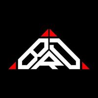 création de logo de lettre brd avec graphique vectoriel, logo brd simple et moderne en forme de triangle. vecteur