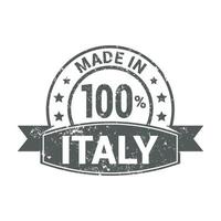 vecteur de conception de timbres italie