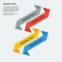 étapes de conception d'infographie avec un vecteur de conception unique