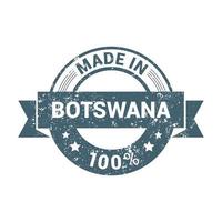 vecteur de conception de timbres du botswana