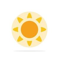 icône du logo du soleil vecteur