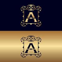 or royal logo beauté luxe a vecteur