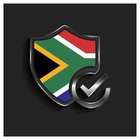 vecteur de conception de drapeau afrique du sud