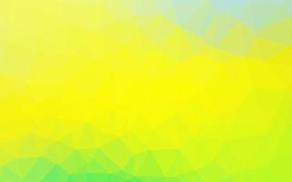 motif de triangle flou vectoriel vert clair et jaune.