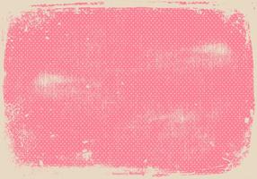 Fond d'écran de grunge polka rose vecteur