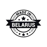 vecteur de conception de timbres biélorussie