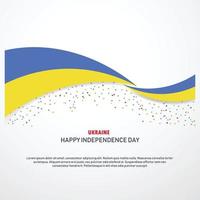 fond de fête de l'indépendance de l'ukraine vecteur