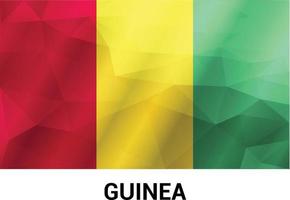 vecteur de conception de drapeaux de guinée