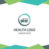 création de logo de santé avec vecteur de typographie