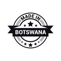 vecteur de conception de timbres du botswana