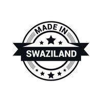 conception de vecteur de timbre swaziland