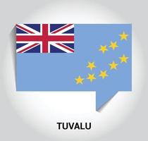 vecteur de conception de drapeau tuvalu