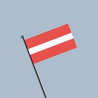 illustration du modèle de drapeau de la lettonie vecteur
