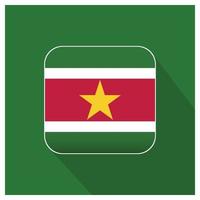 vecteur de conception du drapeau du suriname