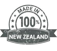 vecteur de conception de timbres de nouvelle zélande