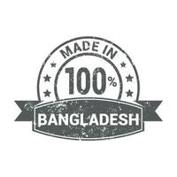 vecteur de conception de timbres bangladesh