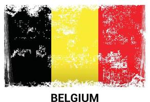 vecteur de conception du drapeau belge