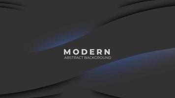 couleur noire de fond moderne avec illustration vectorielle de style de combinaison de lumière bleue pour le fond, le web, la bannière, l'affiche, la couverture. vecteur