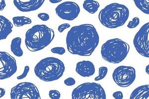 forme ronde bleue abstraite dans le style de motif pour le fond vecteur