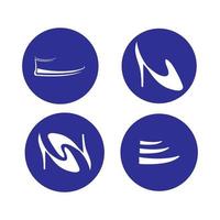 chaussures logo vecteur