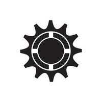 vecteur de logo d'engrenage