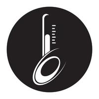 conception d'illustration de logo de termomètre vecteur