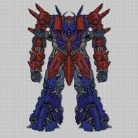 combat mobile gundam air mecha robot construit par tête bras corps jambe arme illustration vecteur