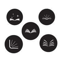 vecteur de logo de livre