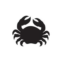 logo d'icône de crabe, dessin vectoriel