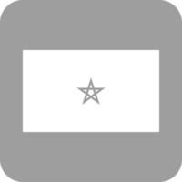 maroc glyphe icône de fond rond vecteur