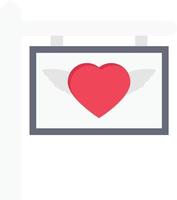 illustration vectorielle de carte d'amour sur fond.symboles de qualité premium.icônes vectorielles pour le concept et la conception graphique. vecteur