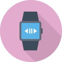 illustration vectorielle smartwatch sur fond.symboles de qualité premium.icônes vectorielles pour le concept et la conception graphique. vecteur