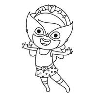 dessin au trait pour enfants coloriage vecteur