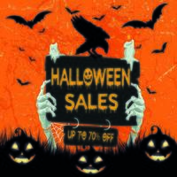 prise `` ventes halloween '' vecteur