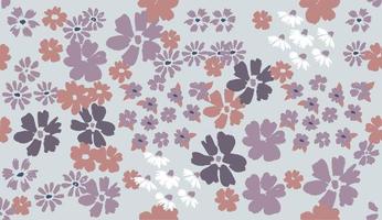 fond floral pour textile, maillot de bain, papier peint, couvertures de motifs, surface, emballage cadeau. vecteur