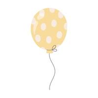 joyeux anniversaire ballon décoration fête icône isolé vecteur