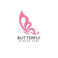 vecteur de logo papillon