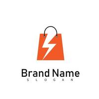 logo de la boutique symbole de conception en ligne vecteur
