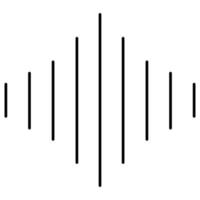 ondes audio qui peuvent facilement modifier ou éditer vecteur
