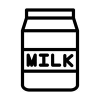 conception d'icône de lait vecteur