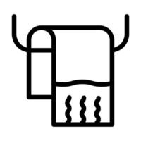conception d'icône de serviette vecteur