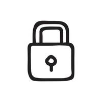 concepts de cybersécurité et de confidentialité pour protéger l'icône de verrouillage des données et l'icône de l'homme d'affaires de la technologie de sécurité du réseau Internet. vecteur