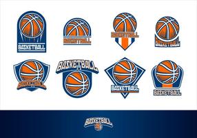 Basketball logo free vector