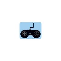 icône de vecteur de contrôleur de jeu. l'icône du joystick. technologie et divertissement, graphiques vectoriels. vecteur