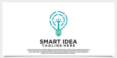 idée intelligente logo design concept simple vecteur premium partie 4