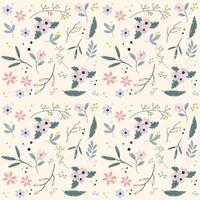 motif floral, feuilles. fleurs abstraites. vecteur