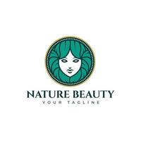 une illustration du logo de la beauté de la nature vecteur